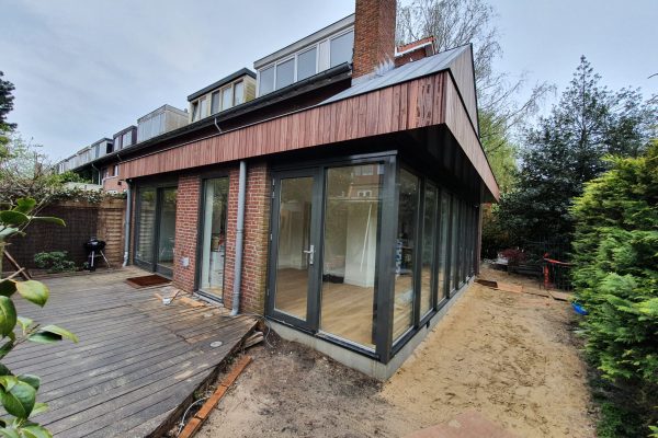 Uitbouw Amstelveen buitenaanzicht Uitbouw Amstelveen buitenaanzicht